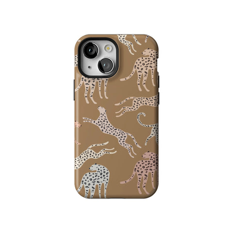 Trendy Cheetah Print Tough Phone Case for iPhone 13 Mini