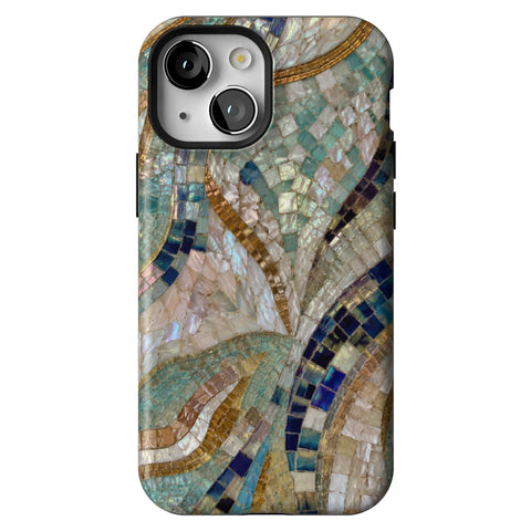Sea Goddess Mosaic Print Tough Phone Case for iPhone 13 Mini