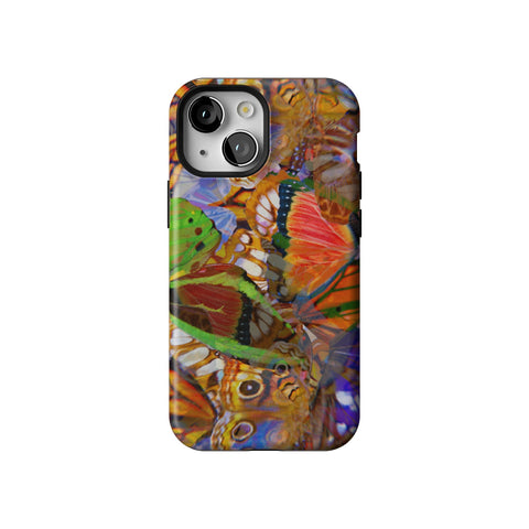 Trippy Butterfly Wings Tough Phone Case for iPhone 13 Mini
