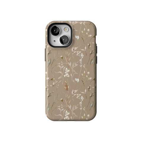 Boho Floral Tough Phone Case for iPhone 13 Mini