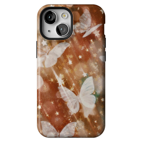 Terracotta Butterfly Tough Phone Case for iPhone 13 Mini