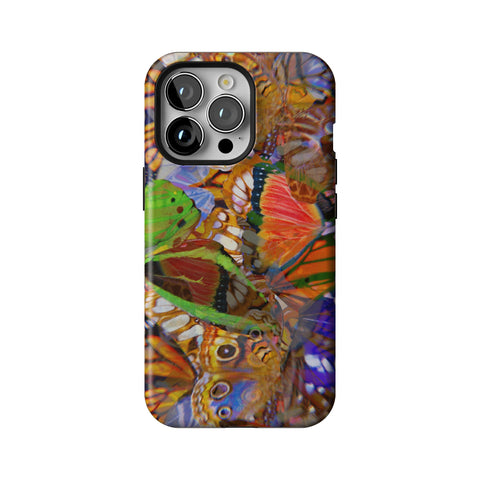 Trippy Butterfly Wings Tough Phone Case for iPhone 13 Pro