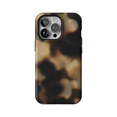 Layered Tortoise Shell Tough Phone Case for iPhone 13 Pro