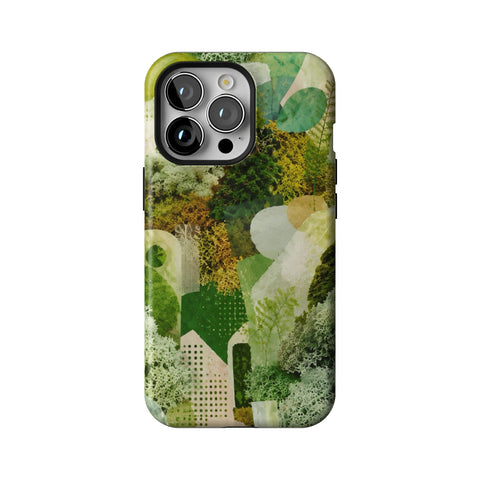 Moss Collage Tough Phone Case for iPhone 13 Pro