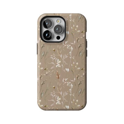 Boho Floral Tough Phone Case for iPhone 13 Pro