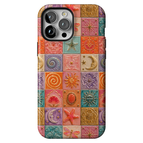 Nautical Whimsy Tiles Tough Phone Case for iPhone 13 Pro Max