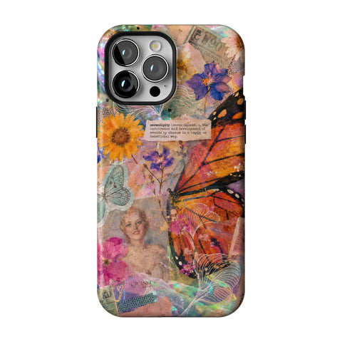 Monarch Collage Tough Phone Case for iPhone 13 Pro Max