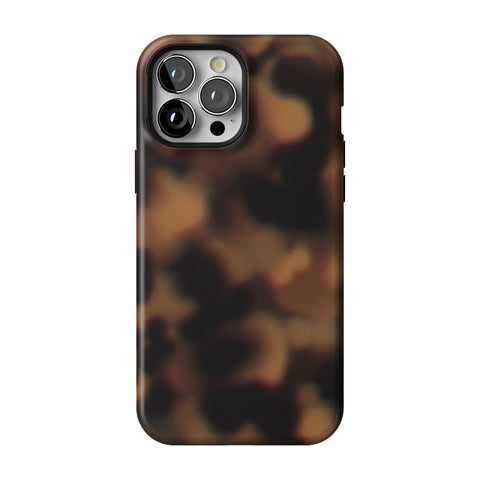 Classic Tortoise Shell Print Tough Phone Case for iPhone 13 Pro Max