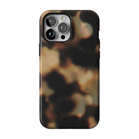 Layered Tortoise Shell Tough Phone Case for iPhone 13 Pro Max