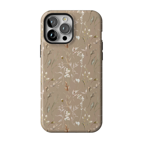 Boho Floral Tough Phone Case for iPhone 13 Pro Max