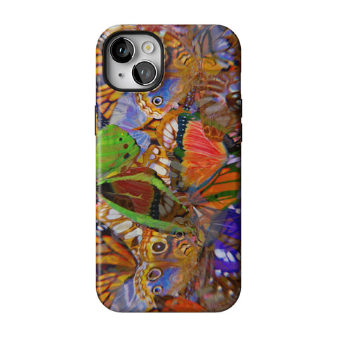 Trippy Butterfly Wings Tough Phone Case for iPhone 14 Plus