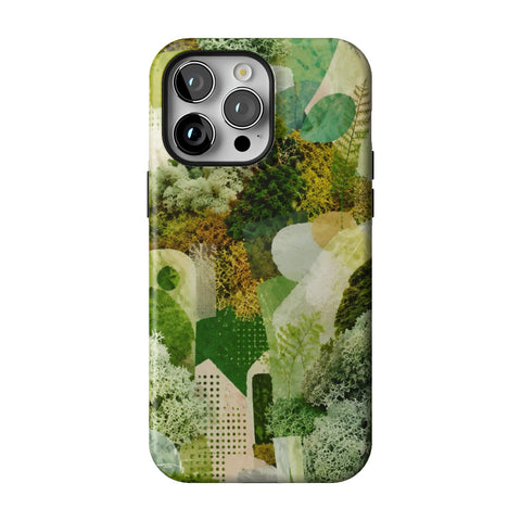 Moss Collage Tough Phone Case for iPhone 14 Pro Max