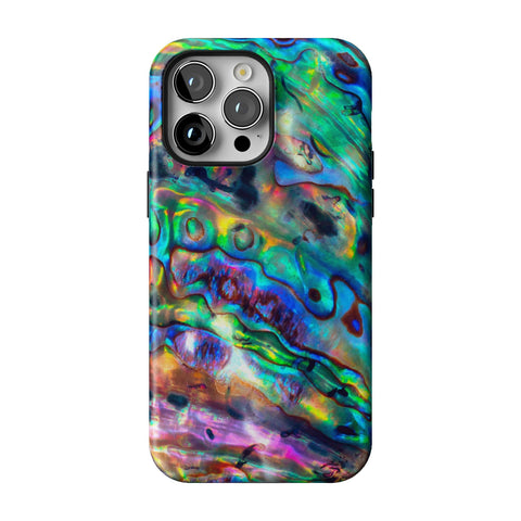 Abalone Shell Tough Phone Case for iPhone 14 Pro Max