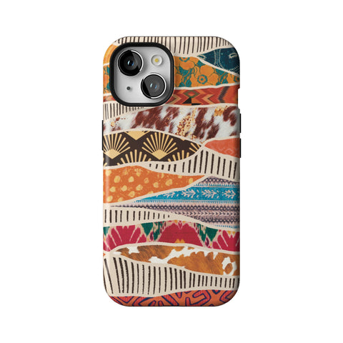 Abstract Southwestern Prints Tough Phone Case for iPhone 15