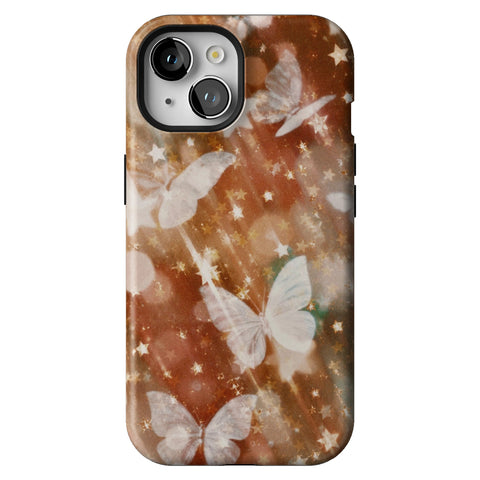 Terracotta Butterfly Tough Phone Case for iPhone 15