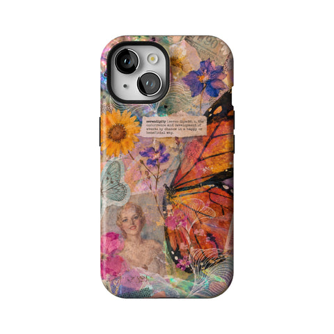 Monarch Collage Tough Phone Case for iPhone 15