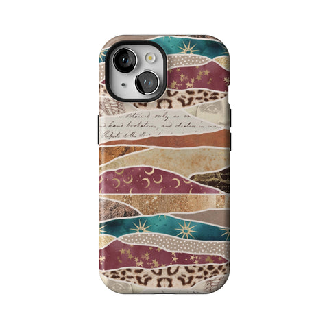 Boho Abstract Tough Phone Case for iPhone 15