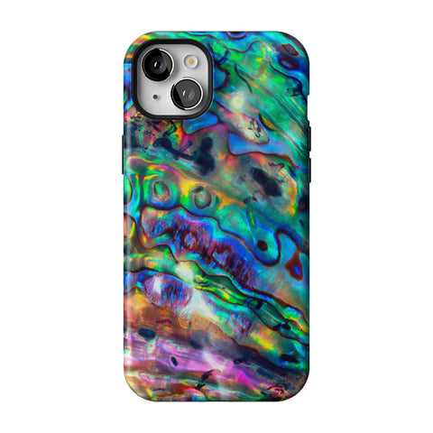 Abalone Shell Tough Phone Case for iPhone 15 Plus