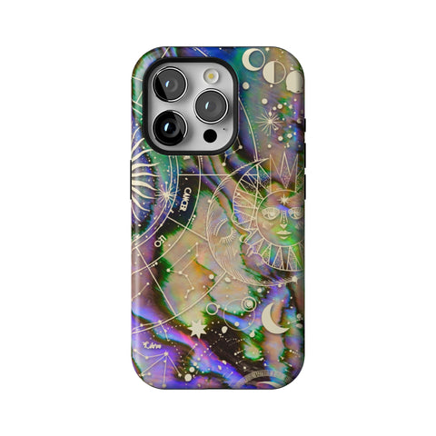 Abalone Zodiac Tough Phone Case for iPhone 15 Pro