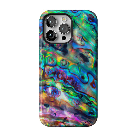 Abalone Shell Tough Phone Case for iPhone 15 Pro Max