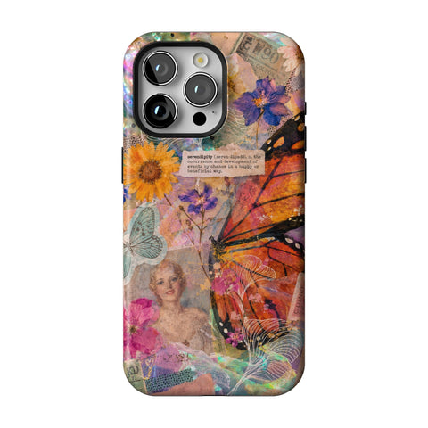 Monarch Collage Tough Phone Case for iPhone 15 Pro Max