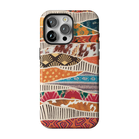 Abstract Southwestern Prints Tough Phone Case for iPhone 15 Pro Max