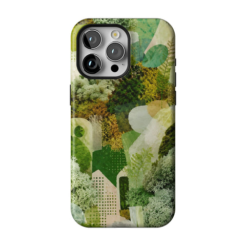 Moss Collage Tough Phone Case for iPhone 15 Pro Max