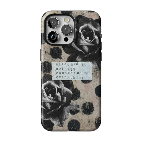 Attached To Nothing Tough Phone Case for iPhone 15 Pro Max
