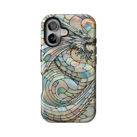 Year of the Dragon Stained Glass Illusion Tough Phone Case for iPhone 16