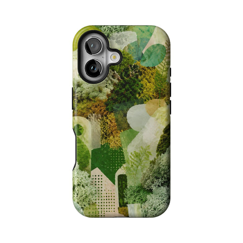Moss Collage Tough Phone Case for iPhone 16