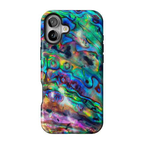 Abalone Shell Tough Phone Case for iPhone 16 Plus