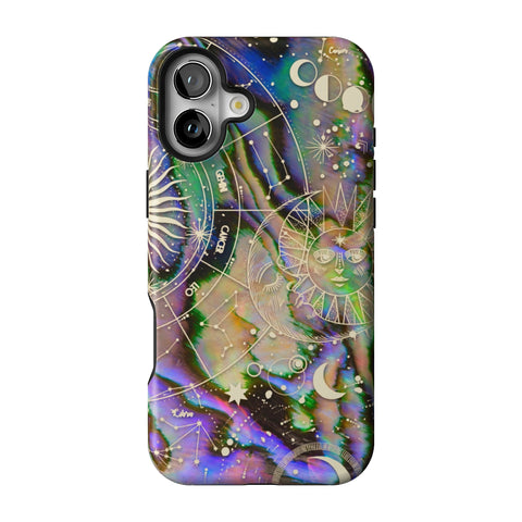 Abalone Zodiac Tough Phone Case for iPhone 16 Plus