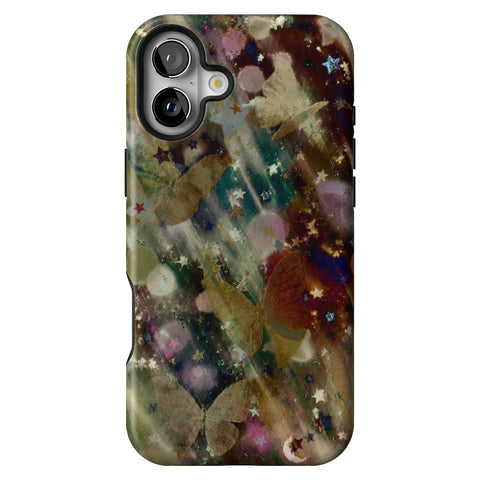 Y2K Whimsigoth Abstract Art Tough Phone Case for iPhone 16 Plus