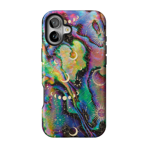Celestial Zodiac Tough Phone Case for iPhone 16 Plus