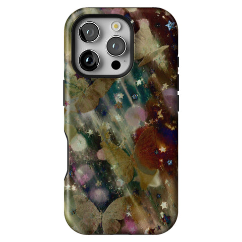 Y2K Whimsigoth Abstract Art Tough Phone Case for iPhone 16 Pro