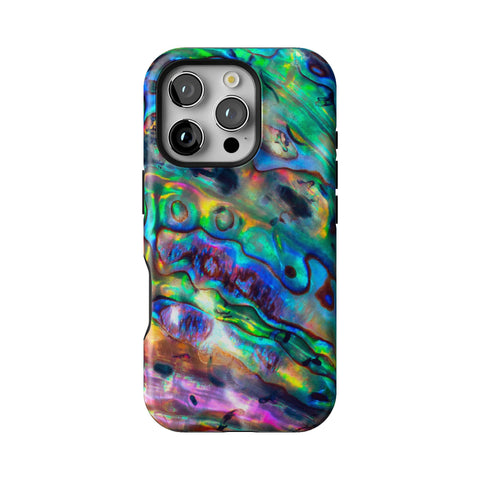 Abalone Shell Tough Phone Case for iPhone 16 Pro