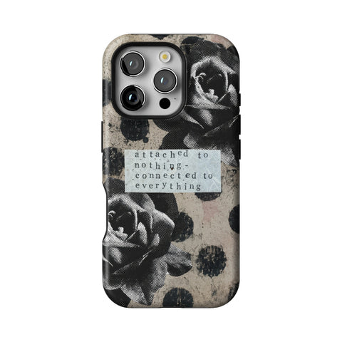 Attached To Nothing Tough Phone Case for iPhone 16 Pro
