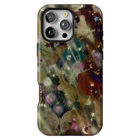 Y2K Whimsigoth Abstract Art Tough Phone Case for iPhone 16 Pro Max