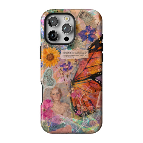 Monarch Collage Tough Phone Case for iPhone 16 Pro Max