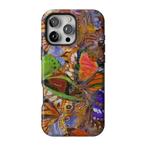 Trippy Butterfly Wings Tough Phone Case for iPhone 16 Pro Max