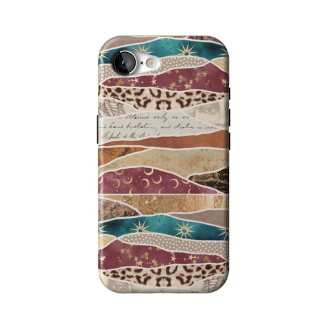 Boho Abstract Tough Phone Case for iPhone 16e