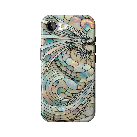 Year of the Dragon Stained Glass Illusion Tough Phone Case for iPhone 16e
