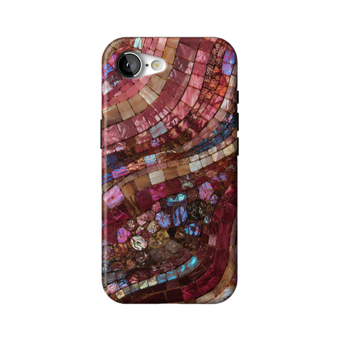 Garnet Stained Glass Print Tough Phone Case for iPhone 16e