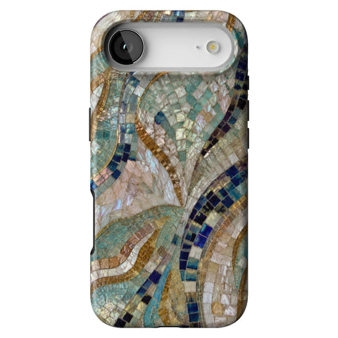 Sea Goddess Mosaic Print Tough Phone Case for iPhone 17 Air