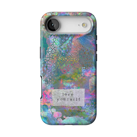 Love Yourself Pastel Abstract Art Tough Phone Case for iPhone 17 Air