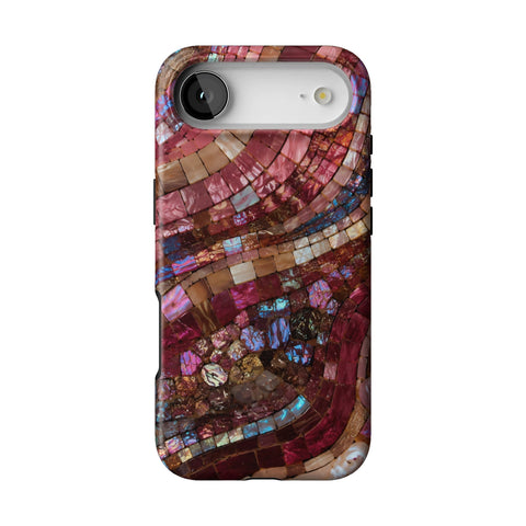 Garnet Stained Glass Print Tough Phone Case for iPhone 17 Air
