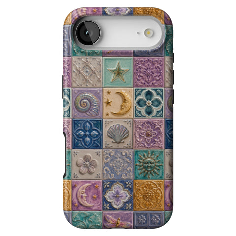 Mermaid Whimsy Tiles Tough Phone Case for iPhone 17 Air