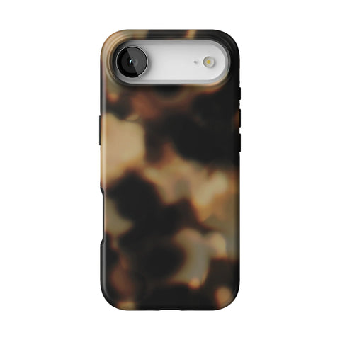 Layered Tortoise Shell Tough Phone Case for iPhone 17