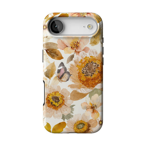 Rustic Boho Floral Tough Phone Case for iPhone 17 Air