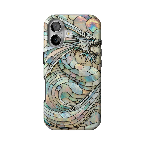 Year of the Dragon Stained Glass Illusion Tough Phone Case for iPhone 17